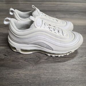 Nike Air Max 97 Triple White Wolf Grey Size 7Y
